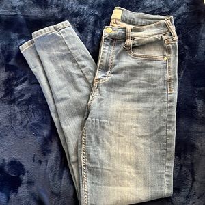 Celebrity Pink light wash high rise skinny jeans